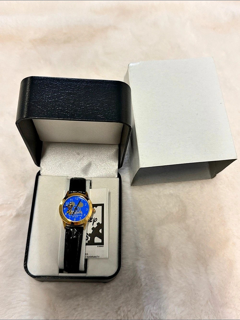 Disney 50th Anniversary Mickey Mouse watch Gold-Tone Mickey Mouse Watch New
